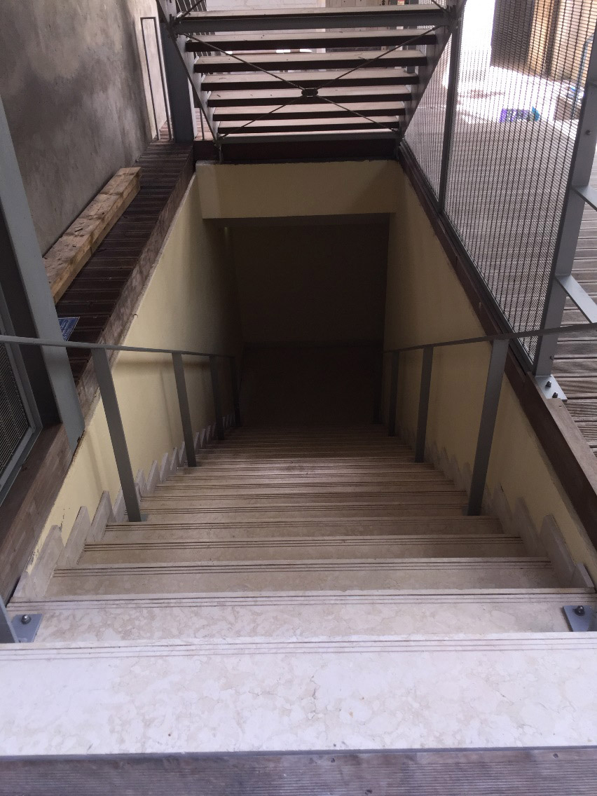 Escalier-passage Glissgrip Metal
